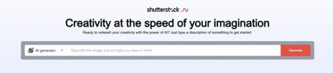 Shutterstock Introduces Their Own AI Image Generator