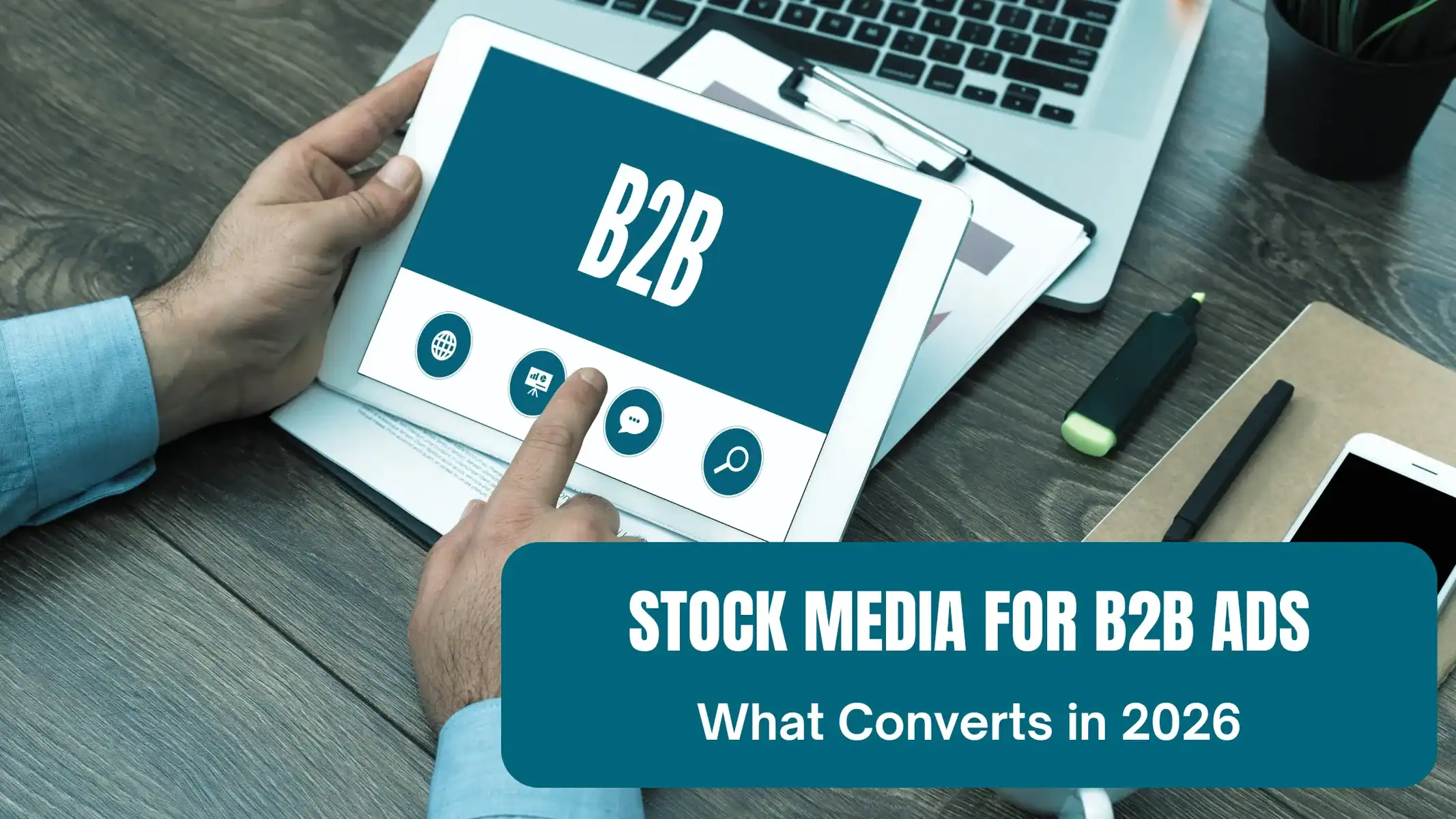 stock media for b2b ads