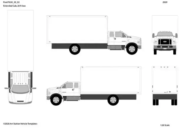 vehicle-template-ford-f-650