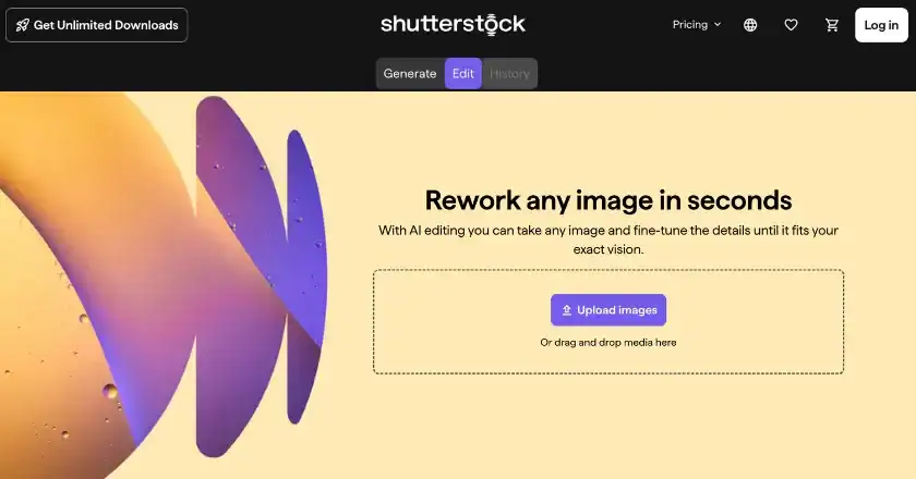 ai-assisted tools from Shutterstock