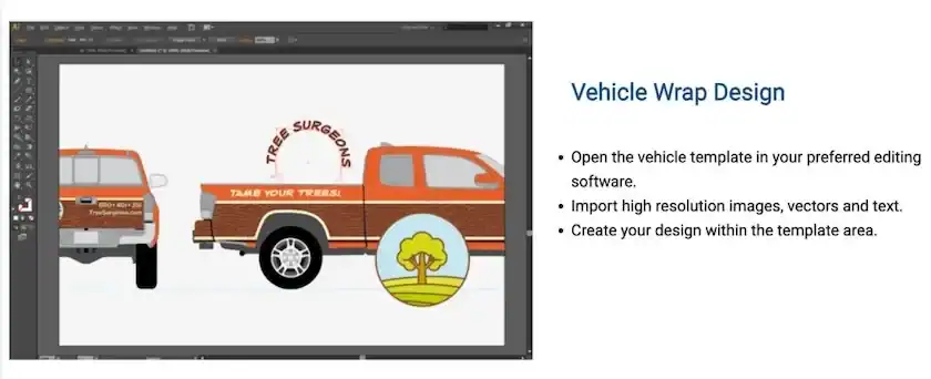 SignSilo vehicle templates design