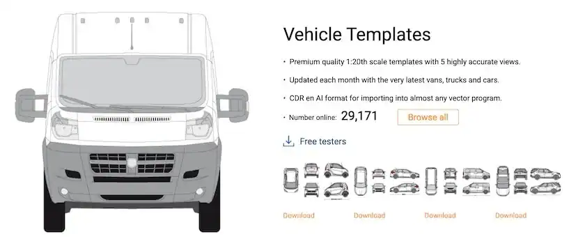 SignSilo vehicle templates-premium-quality
